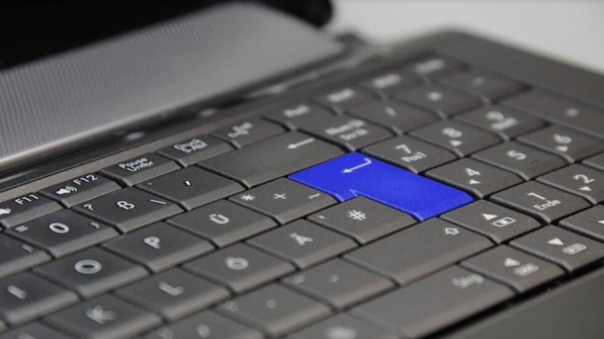 Middle and high school students receive a laptop as a part of the district’s Connect2Learn initiative.