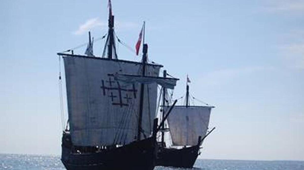 Replicas of the Nina and Pinta will be sailing into Beaufort in late April.