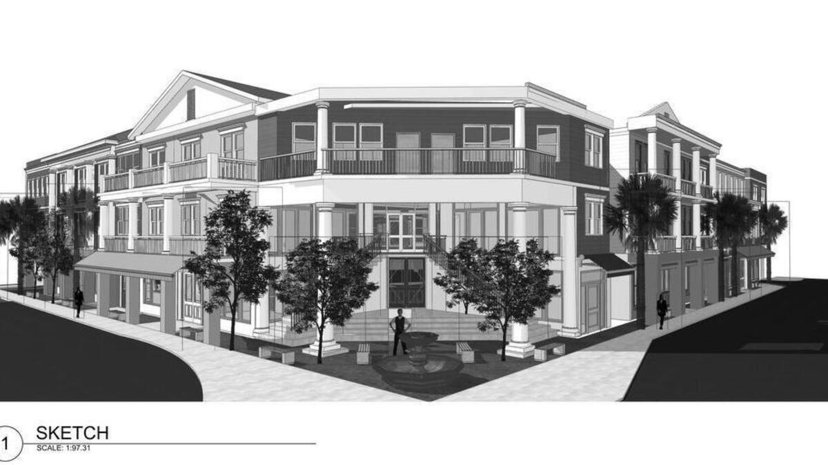 Scott/Port Republic Street Inn preliminary renderings.