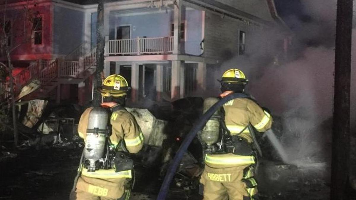 A Paulkie Island mobile home was lost to fire early Thursday morning and endangered nearby homes, as well.