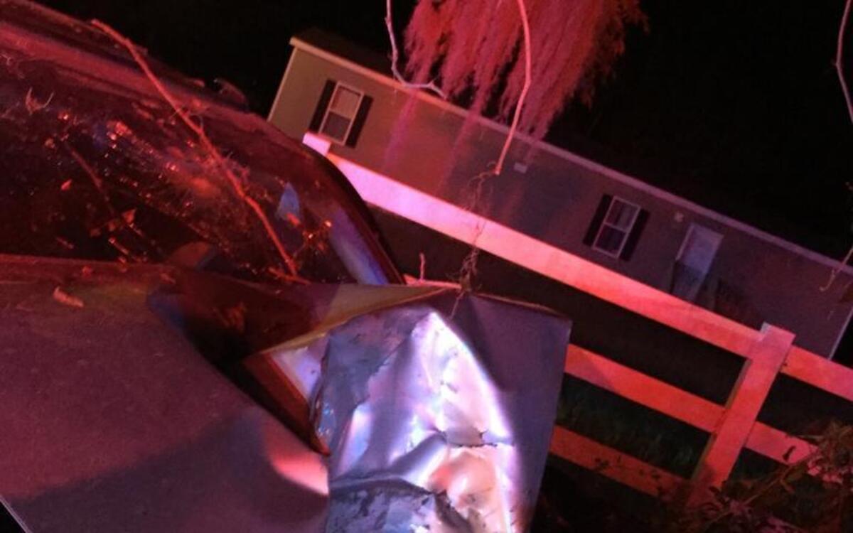 One person was critically injured after a single-vehicle crash at Roseida Road and Goodwin Street early Saturday morning.