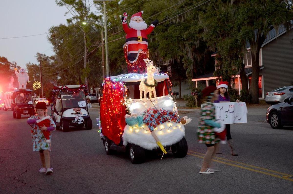 Photographs taken during the 7th Annual Port Royal Christmas Golf Cart Parade on Saturday, Dec. 10, 2016, in Port Royal. The Port Royal Veterinary Hospital won first place overall for their golf cart decorations.