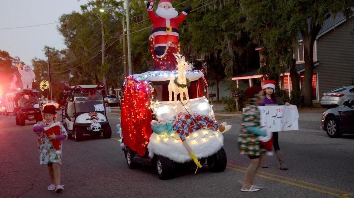 Bedazzled buggies will be showcased in Port Royal’s  quirky golf cart parade Saturday