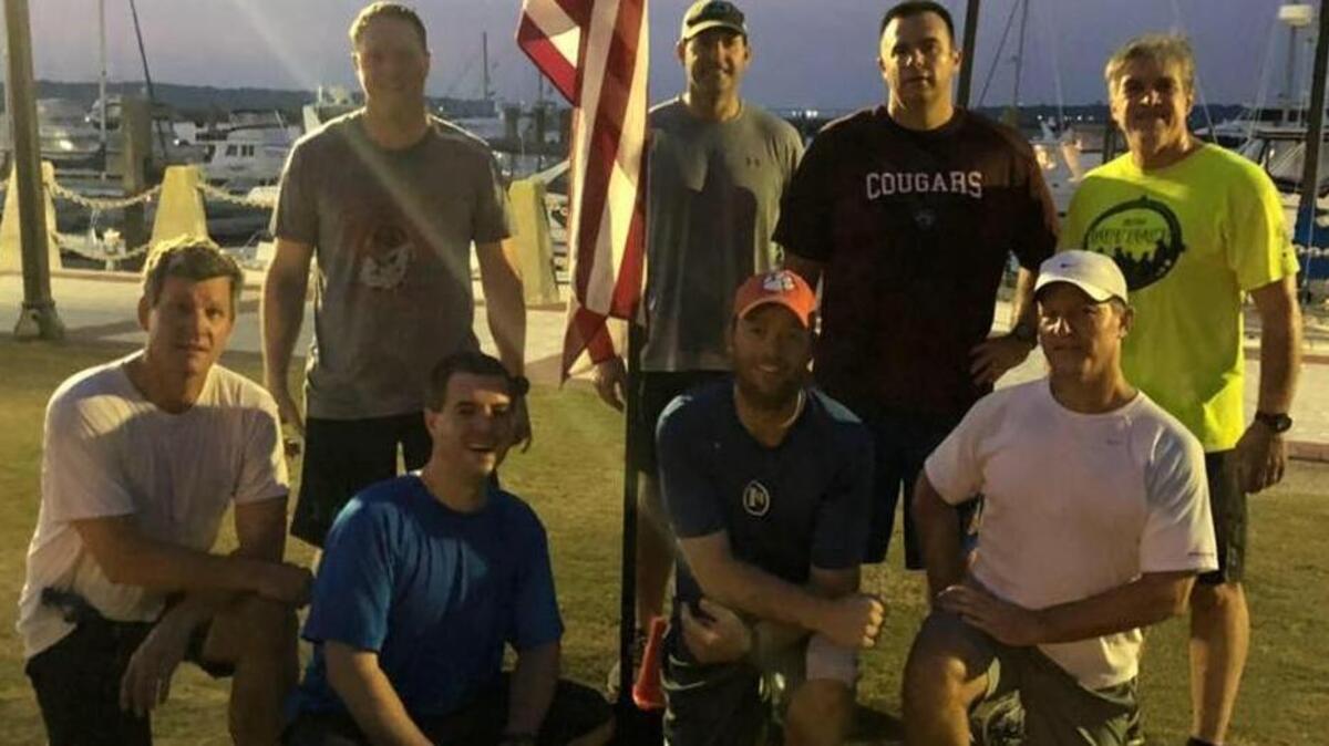 These Beaufort F3 members meet early in the morning at the city’s Waterfront Park for military-style workouts and the sharing of prayers.