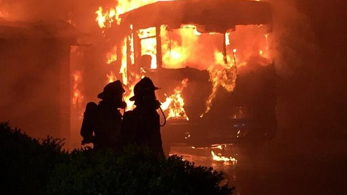 The Lady’s Island-St. Helena Fire District responded to an early morning RV and house fire on Blythewood Road where they saved a small dog.