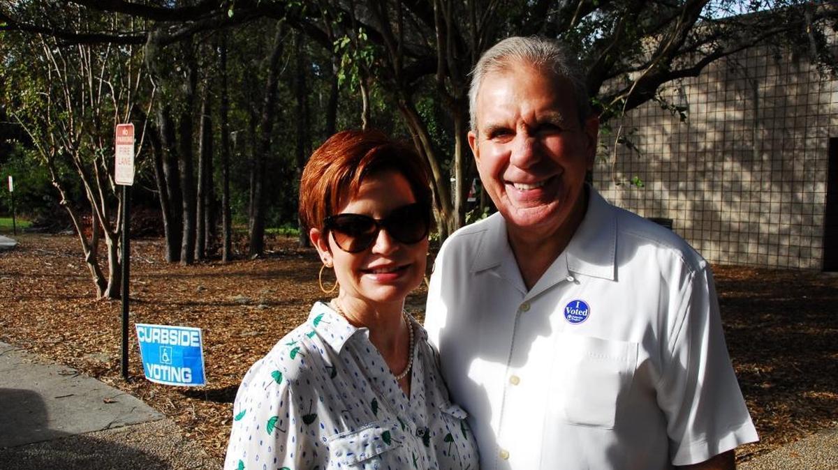 Barbara and Mike Garrigan, of Hilton Head, voted against both of the school district's referendum questions.