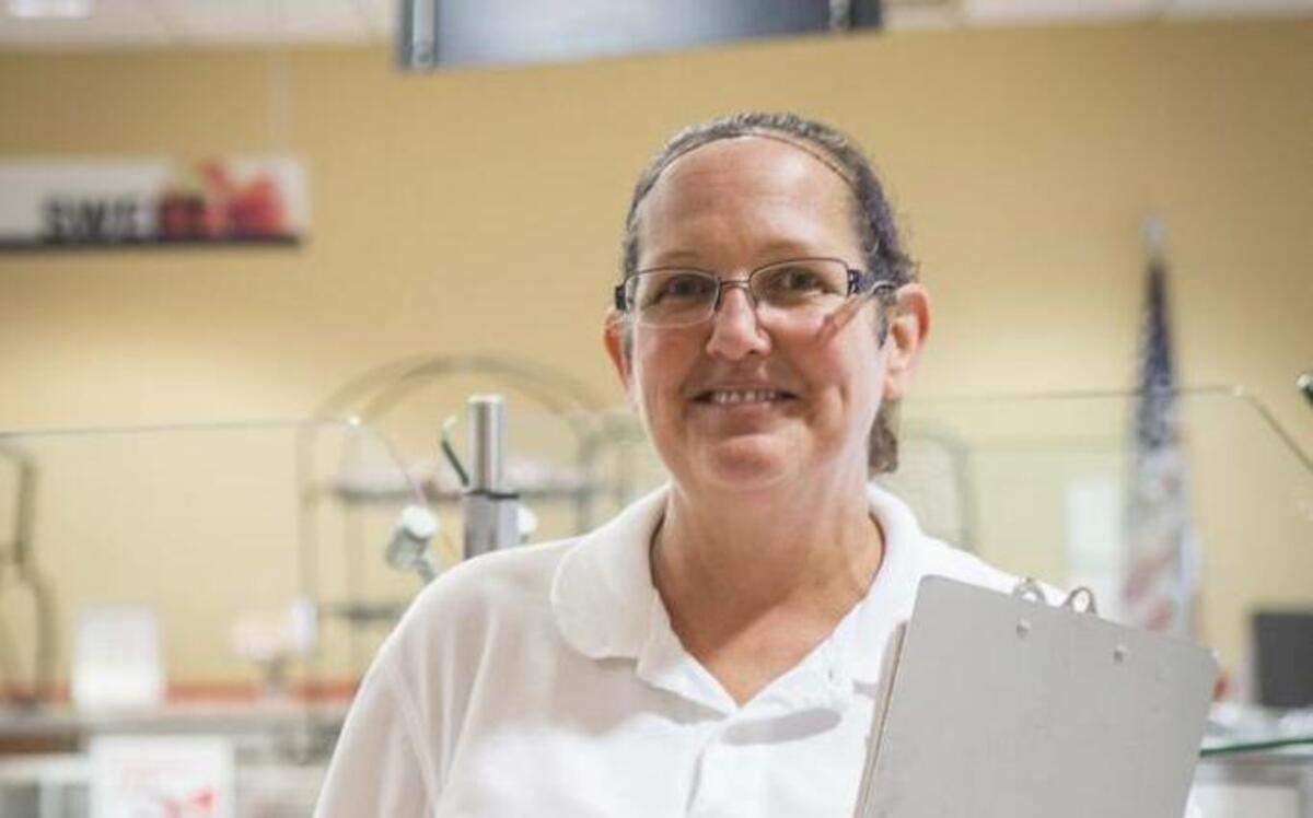 Pictured is Melissa Pollard a supervisor in the mess hall as seen on May 4, 2017 at Marine Corp Air Station Beaufort. She is employed by Goodwill Industries.