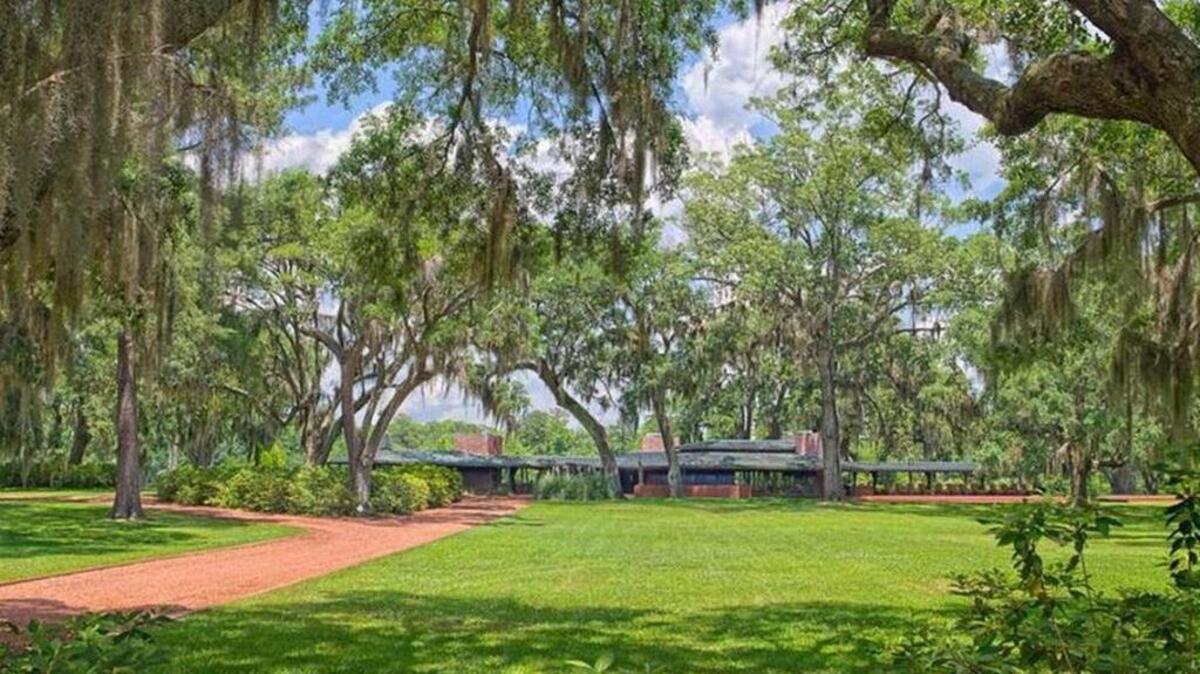 The only Southern plantation designed by Frank Lloyd Wright, Auldbrass Plantation, is a privately owned estate located in Yemassee.