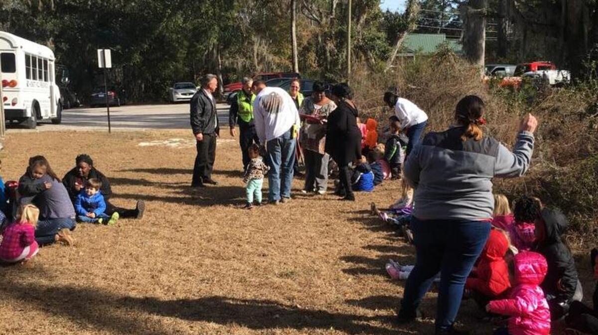 About 60 children were evacuated from Hobbit Hill, Too, a Lady’s Island preschool on Rue Du Bois, after employees found smoke coming from a heating unit Tuesday afternoon.