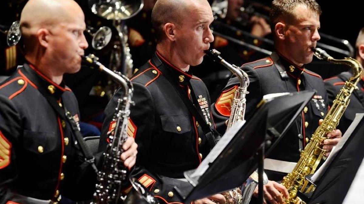 The Parris Island Marine Band