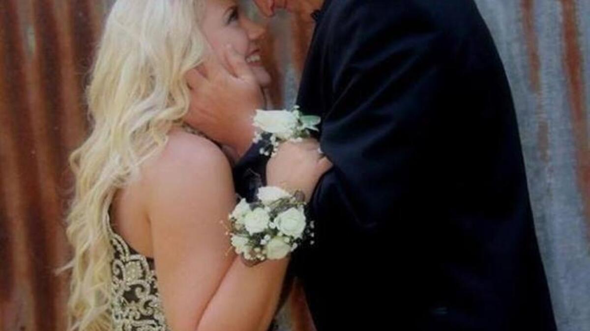 Tiffany Cooler and Dakota Hadwin. Thomas Heyward Academy Prom.