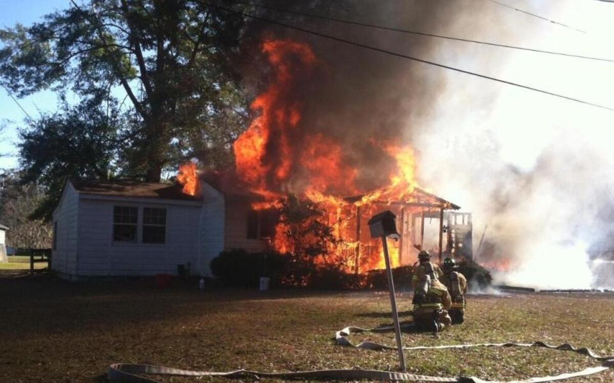 A Grays Hill home and a family dog were lost in a house fire on Davidson Road on Friday.