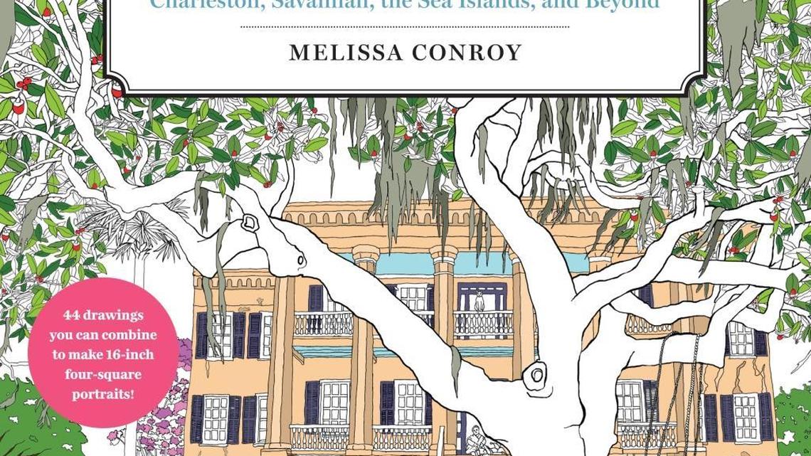 Artist Melissa Conroy’s “The Lowcountry Coloring Book” was released Monday. It includes familiar Beaufort scenes like “The Castle” in the Point.