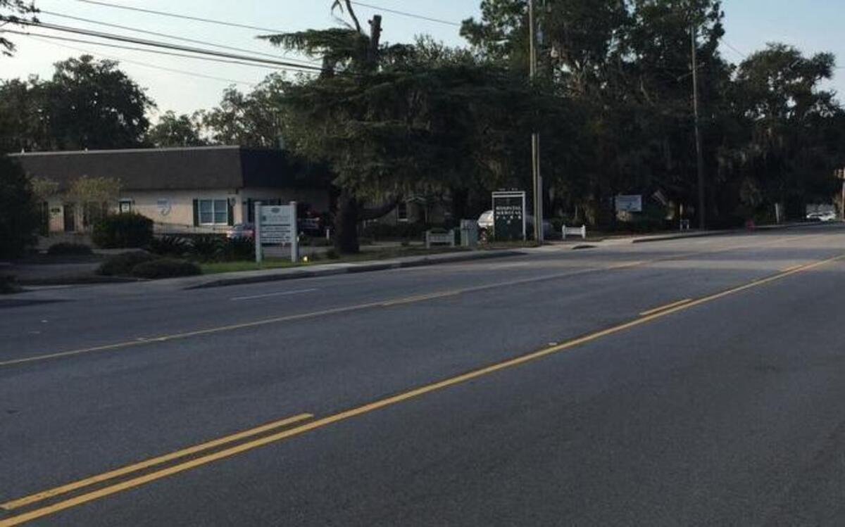The road reckons outside Dr. Buddy Coleman’s office in Beaufort.