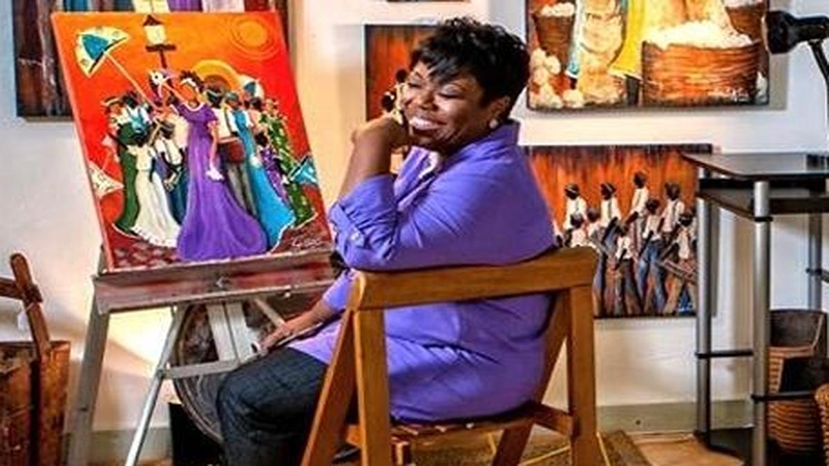 Artist Sonja Griffin Evans
