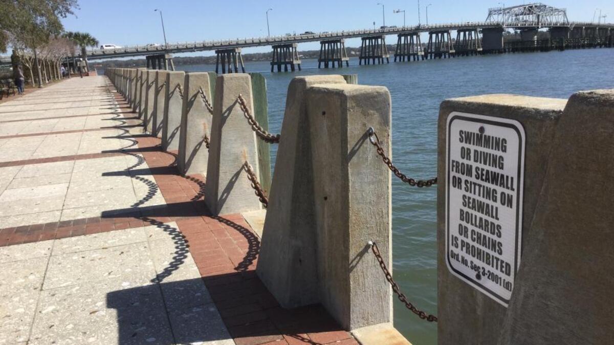 A project to build a day-use dock on the east end of Henry C. Chambers Waterfront Park in Beaufort is expected to begin March 5, 2018.