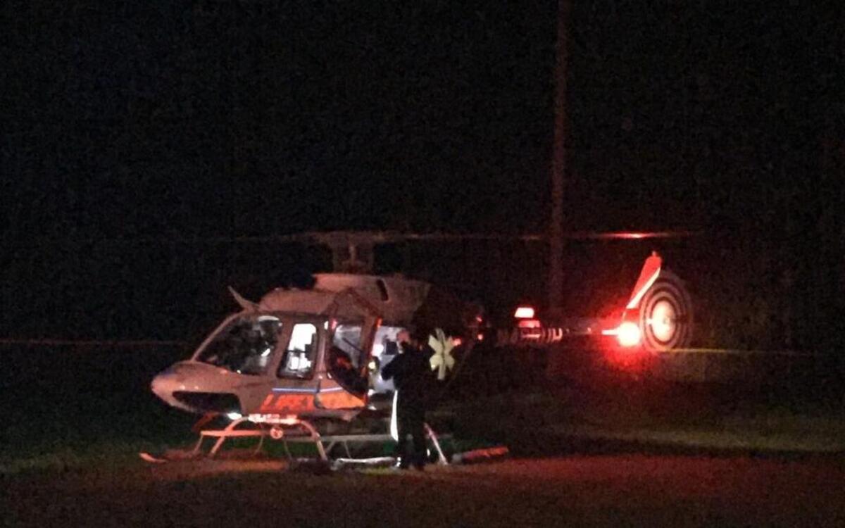 A mother and child were both hospitalized after a crash at Sea Island Parkway and Dulamo Road on Friday night.