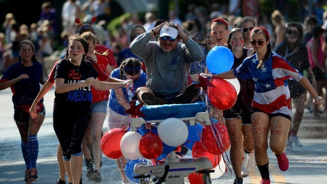 Colorful end to the Beaufort Water Fest Bed Race