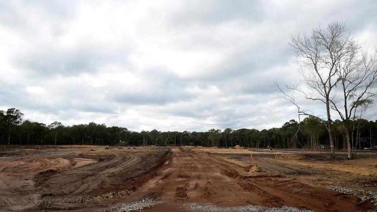 The land off of Sams Point Road on Lady's Island where the Village at Oyster Bluff is intended to be built as seen Jan. 17, 2016.