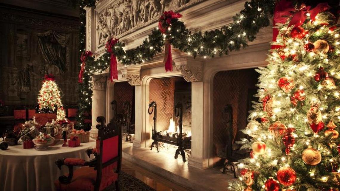 The Biltmore Mansion in Asheville is visited by more than 300,000 people at Christmastime.