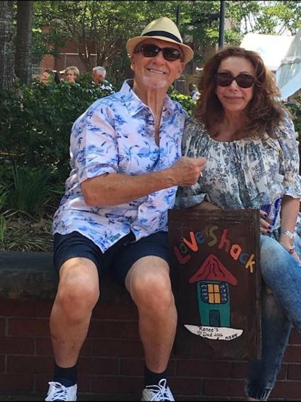 John and Lou Duignan in Savannah.