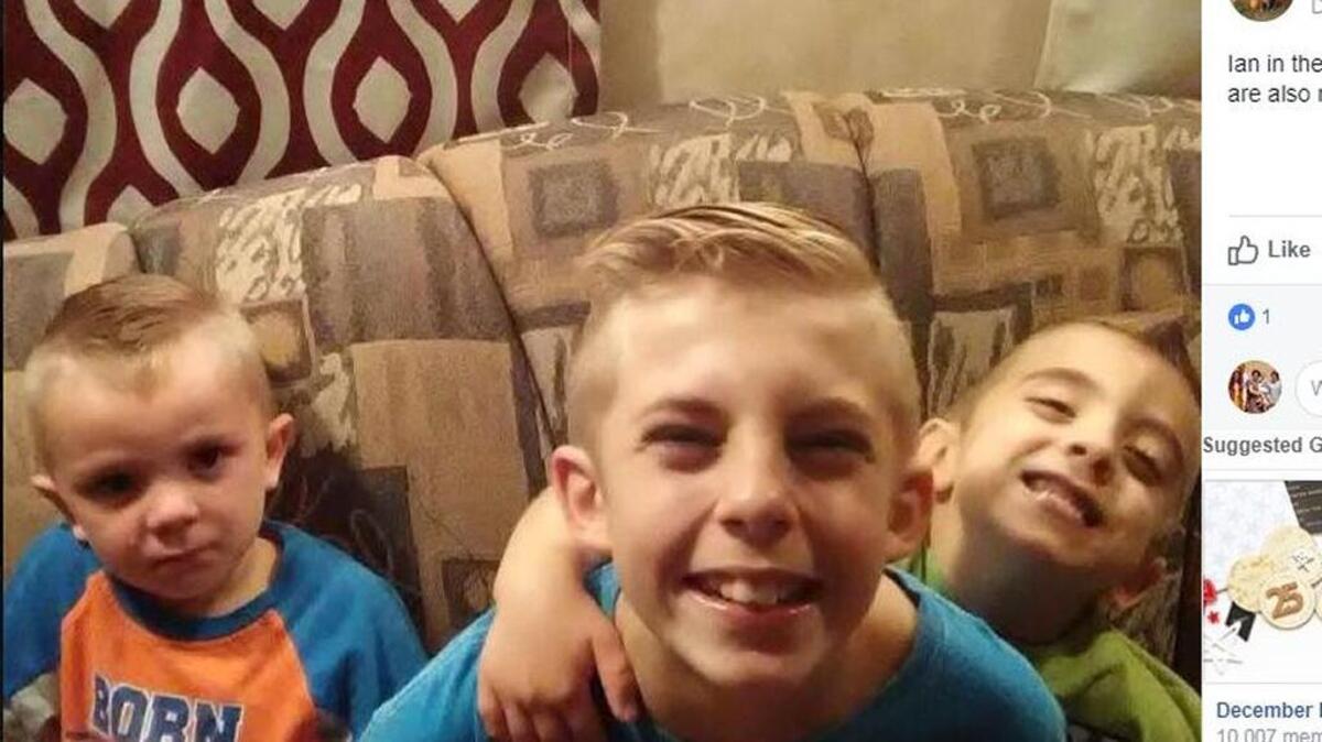 Pictured are three of the brothers reported missing and possibly headed to North Carolina.