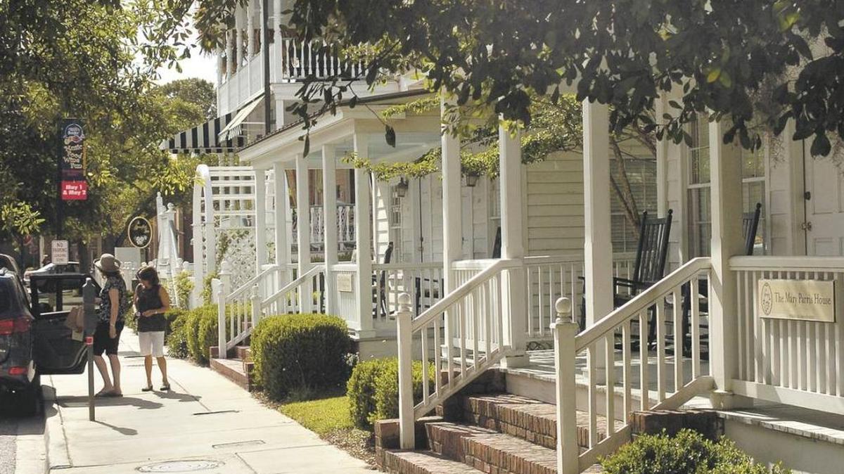 File: The Beaufort Inn’s private cottages photographed in April 2009.