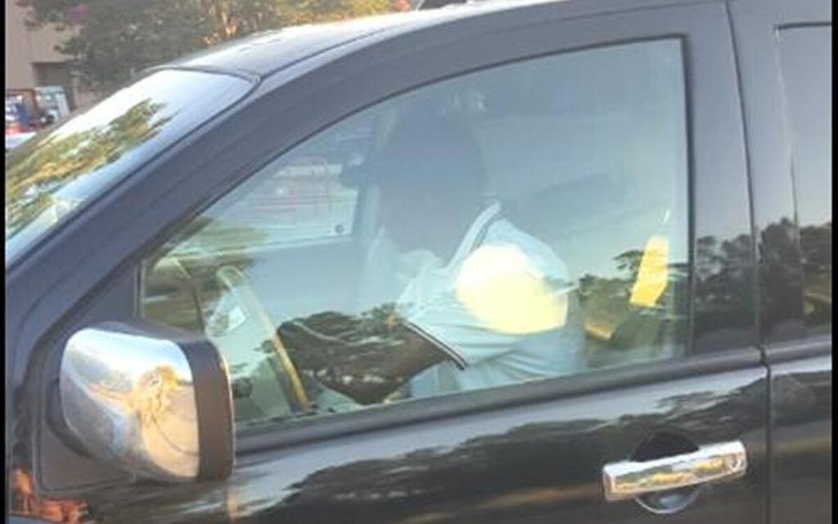 This driver, described as a 6-foot-1 black male, wearing a navy blue ball cap and a white/red/blue stripped polo shirt, is suspected of stealing from the Bluffton Lowe’s on Aug. 15.