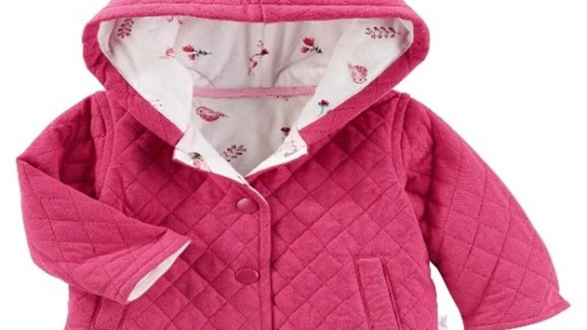 One of the jackets included in the OshKosh recall.