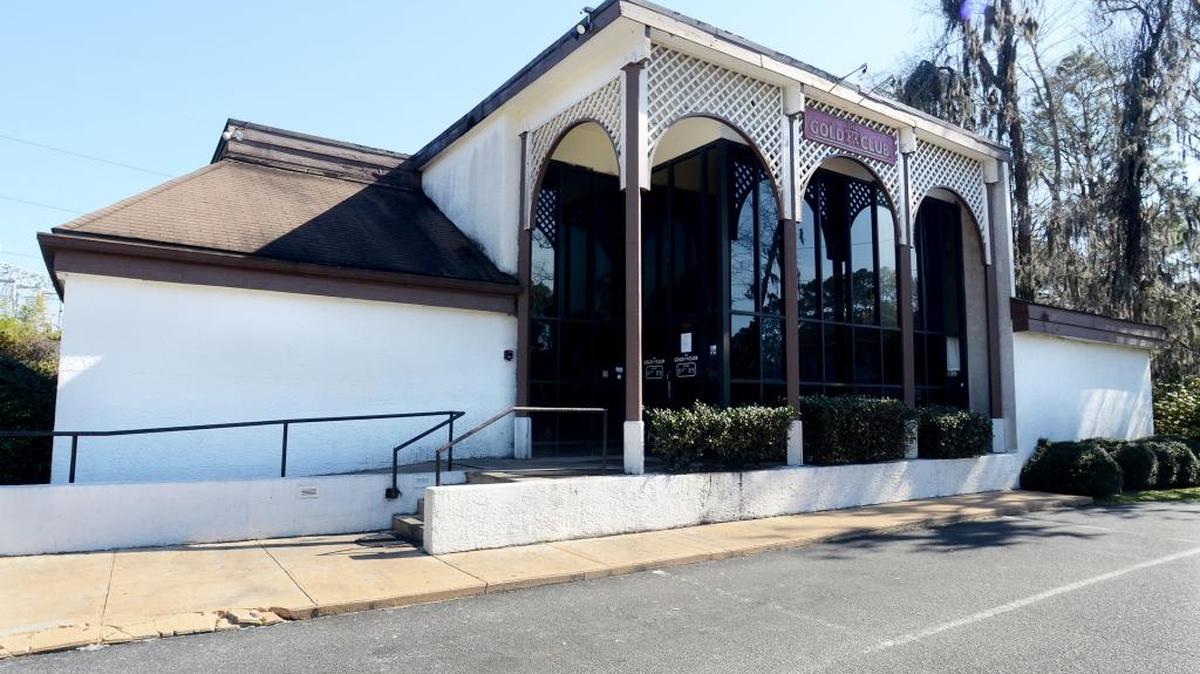 The Gold Club adult entertainment club, photographed on Thursday, is on the south end of Hilton Head Island on Dunnagans Alley.