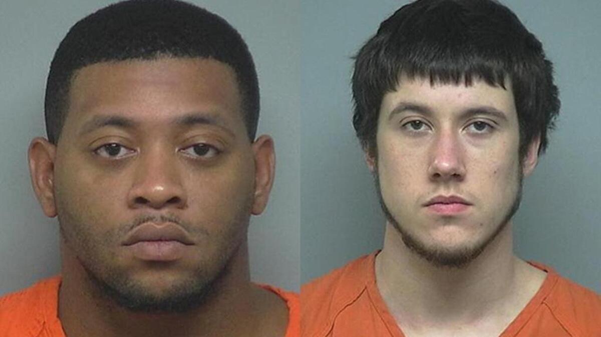 Christopher Erskine, left, and Devin Murphy