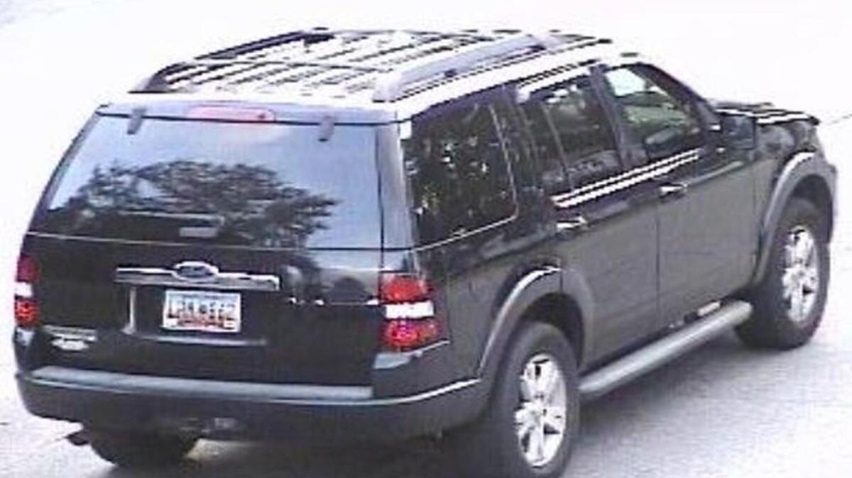 This 2009 black Ford Explorer was reported stolen on Friday.