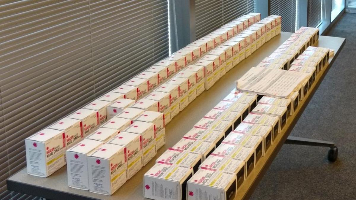 Members of the Beaufort County Sheriff’s Office who completed Narcan training each received two doses of the overdose reversing drug.