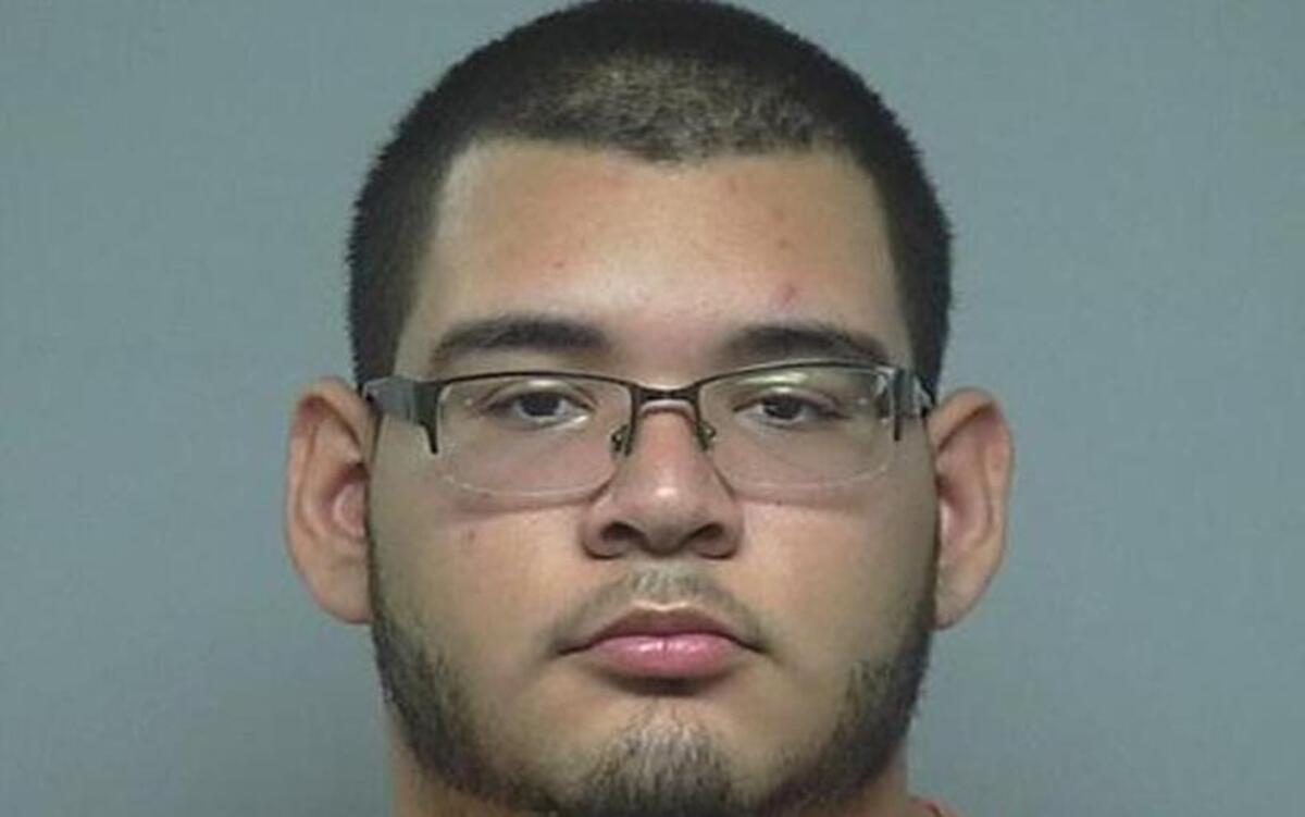 Edwin Aguilar, an 18-year-old Bluffton man, was arrested Wednesday and charged with multiple counts of sexual exploitation of a minor.
