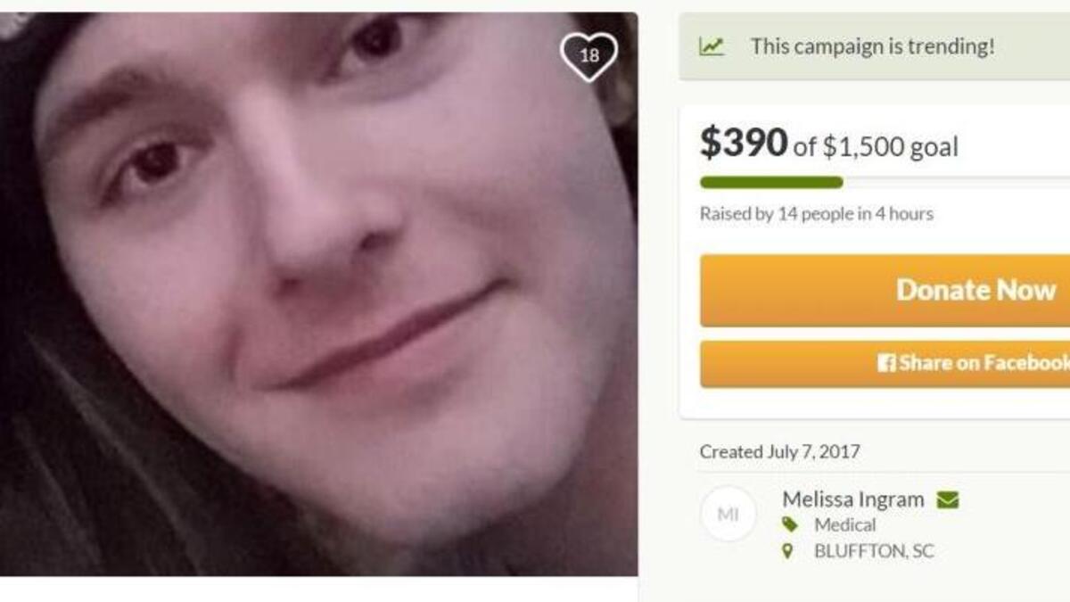 At least two GoFundMe pages have been created for Colin Christensen and identify him as the cook badly burned in Wednesday afternoon’s flash fire at the Bluffton Fat Patties restaurant.