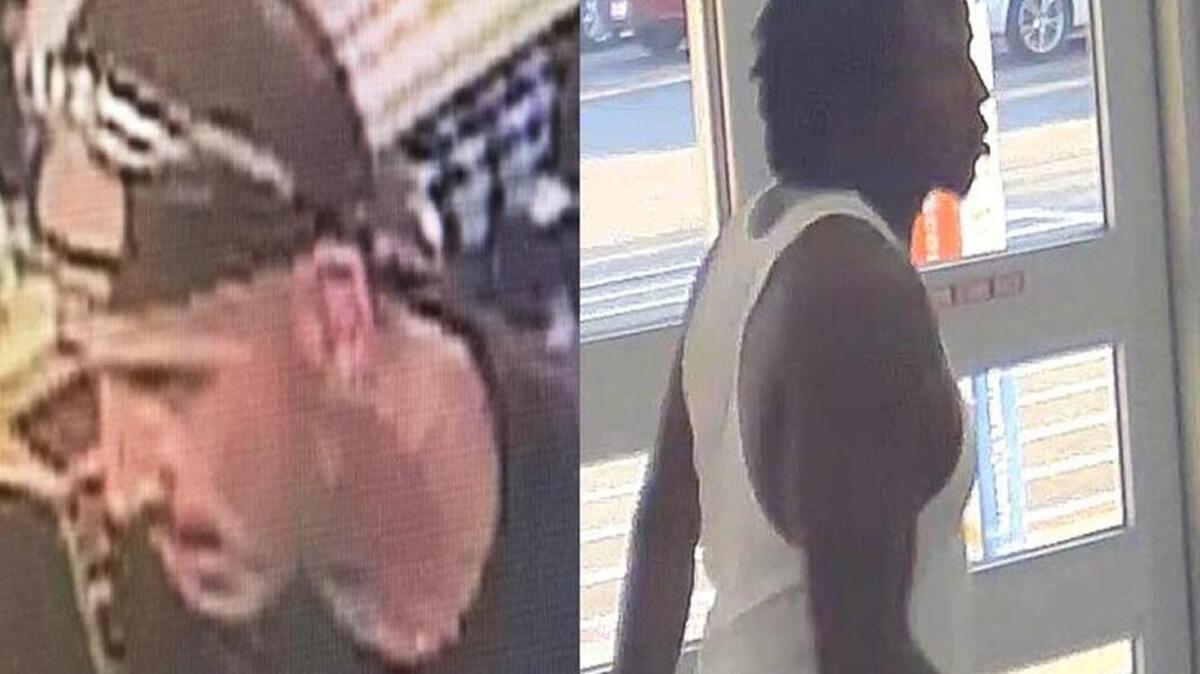 Two men are being sought by the Beaufort County Sheriff’s Office, accused of stealing beer from businesses.