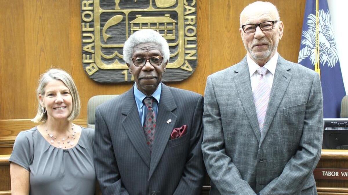 (from left) Geri Kinton, Earl Cambell and David Striebinger