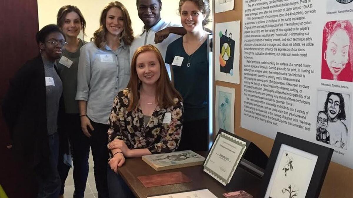 FILE: University of South Carolina Beaufort undergraduate students presented their research at the annual Student Research and Scholarship Day in 2016.