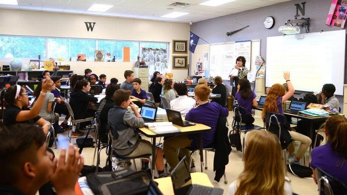 River Ridge Academy,  the most crowded school in the district, would get new classrooms if the Beaufort County School District’s 2019 bond referendum is approved by voters on Nov. 5.