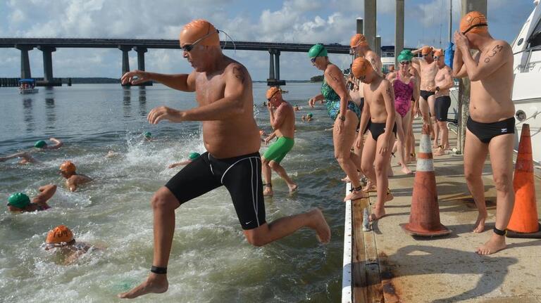 Photos: 10th annual Beaufort River Swim