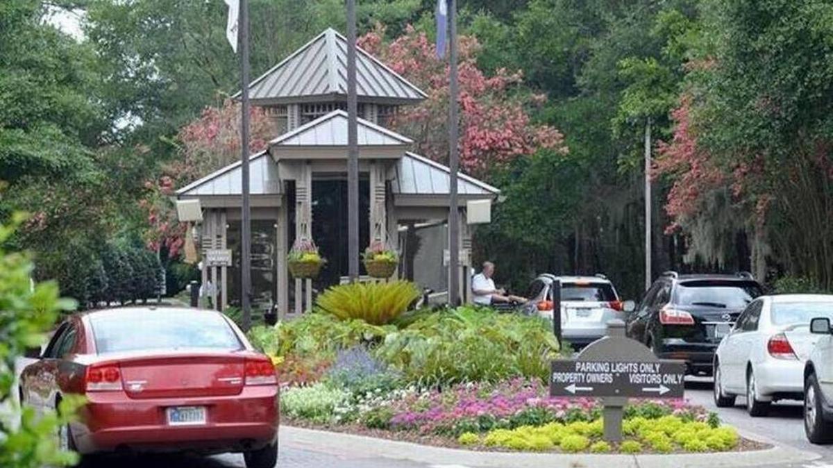 File photo of Hilton Head Island’s Sea Pines gate.