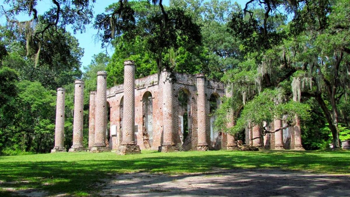 Old Sheldon Church near Yemassee is a landmark for the Lowcountry and a historic ruin that bears the scars of fire and war. Today it is a popular destination for photographers, a venue for weddings and still hosts worship services throughout the year.