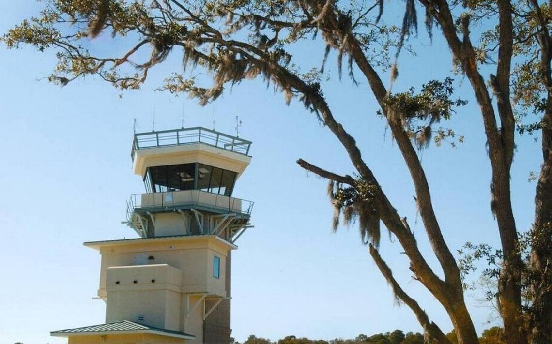 Hilton Head Island Airport’s tower is shown.