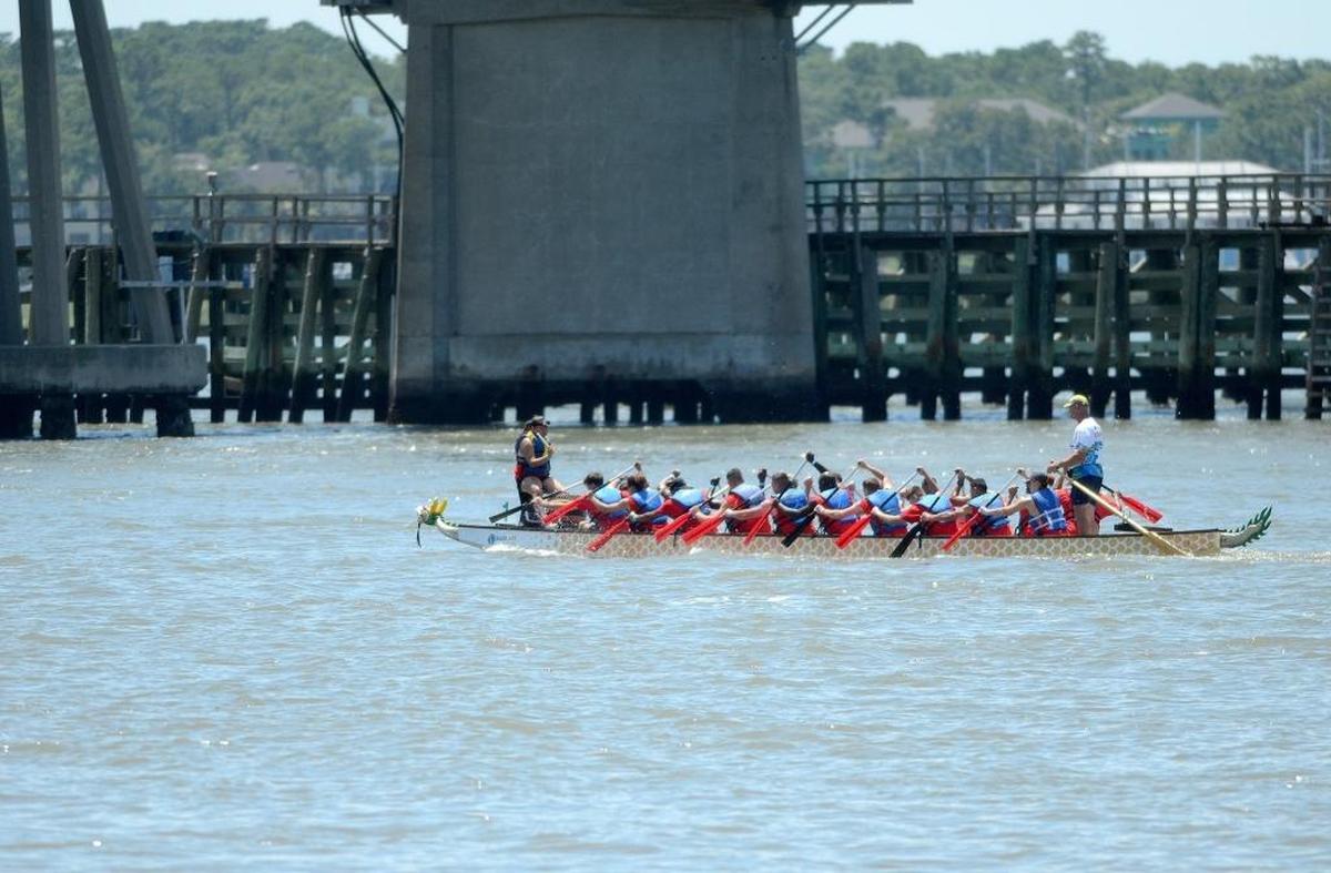 Dragonboat races are Saturday at Beaufort’s Waterfront Park.