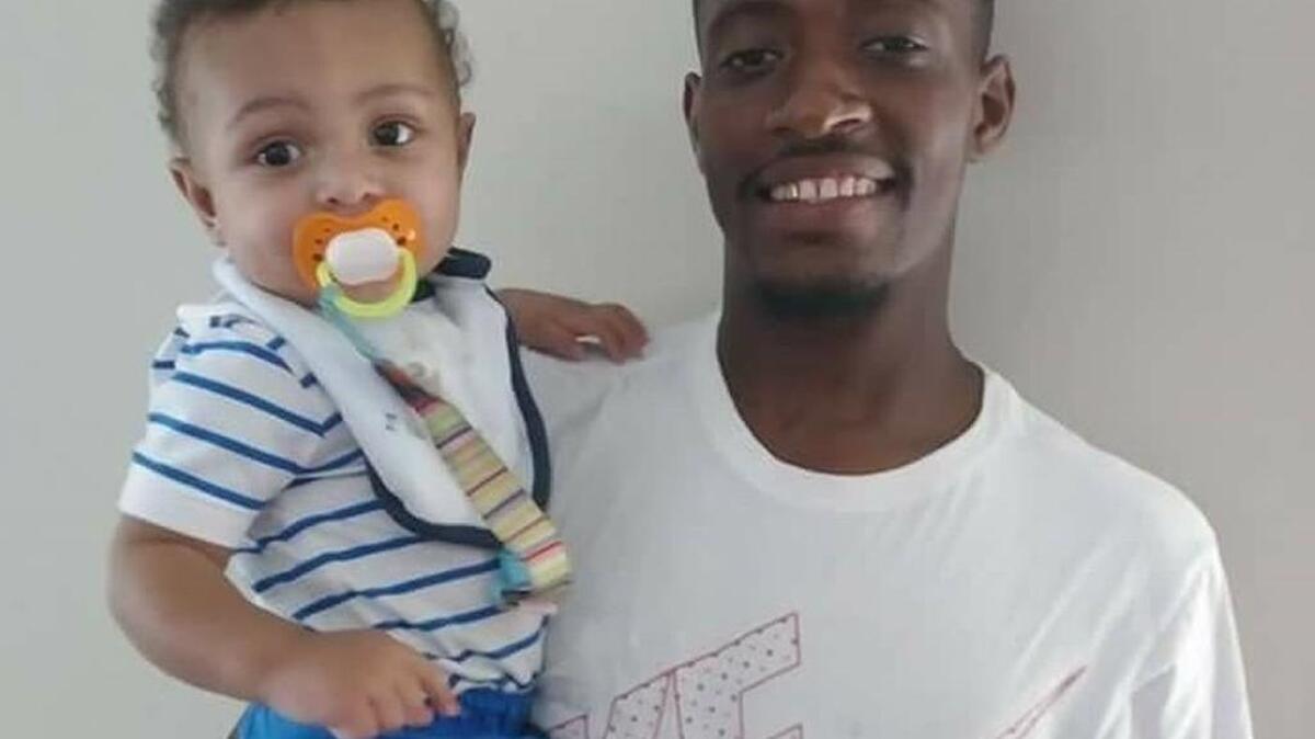Aunterio Tolbert and his son.