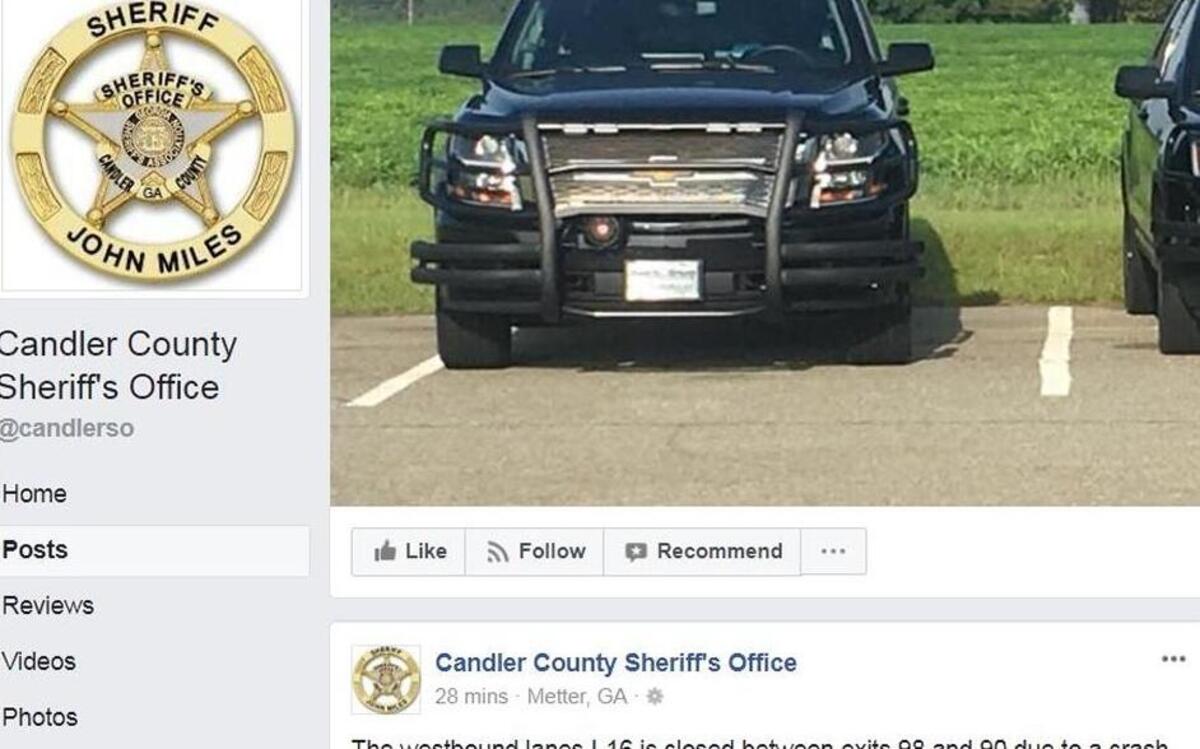 Screenshot from Candler County Sheriff’s Office Facebook page