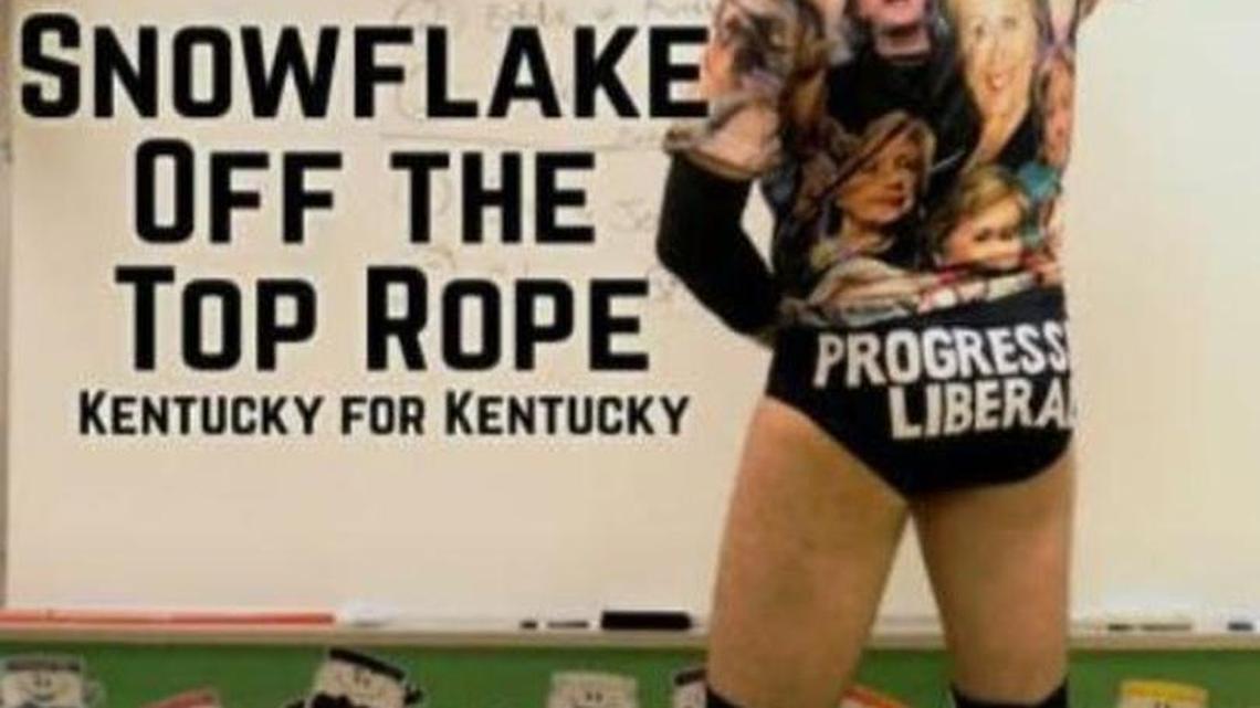 Meet ‘The Progressive Liberal’ — wrestling’s Hillary-and-Bernie-loving villain