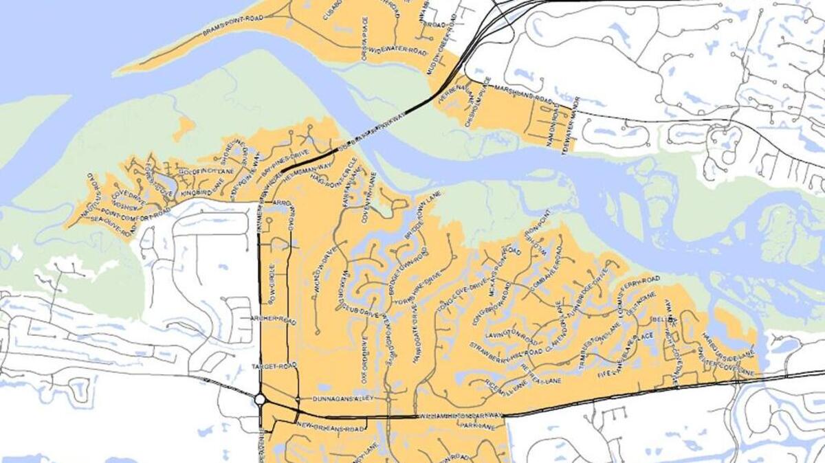 Map shows Town of Hilton Head Island’s Ward 3