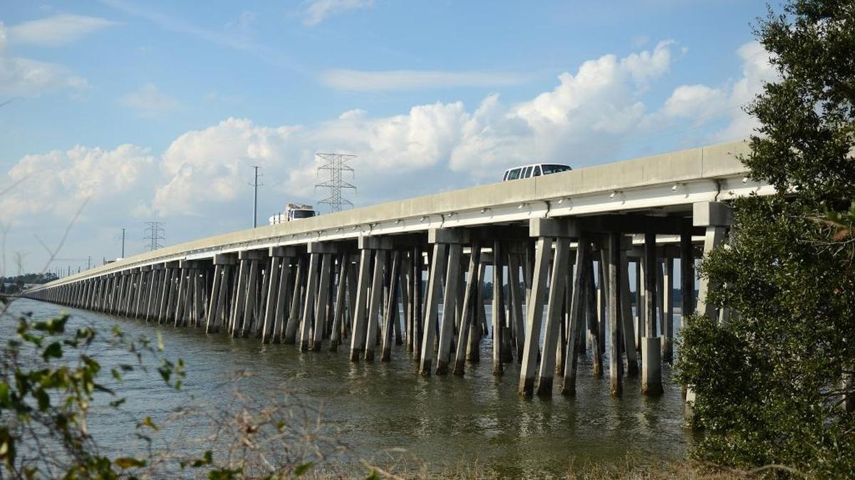 The aging Mackays Creek Bridge, as seen from C.C. Haigh Jr. Landing on Friday, Feb. 3, 2017, on Hilton Head Island, could benefit if a proposed penny sales tax passes in 2018, officials say.