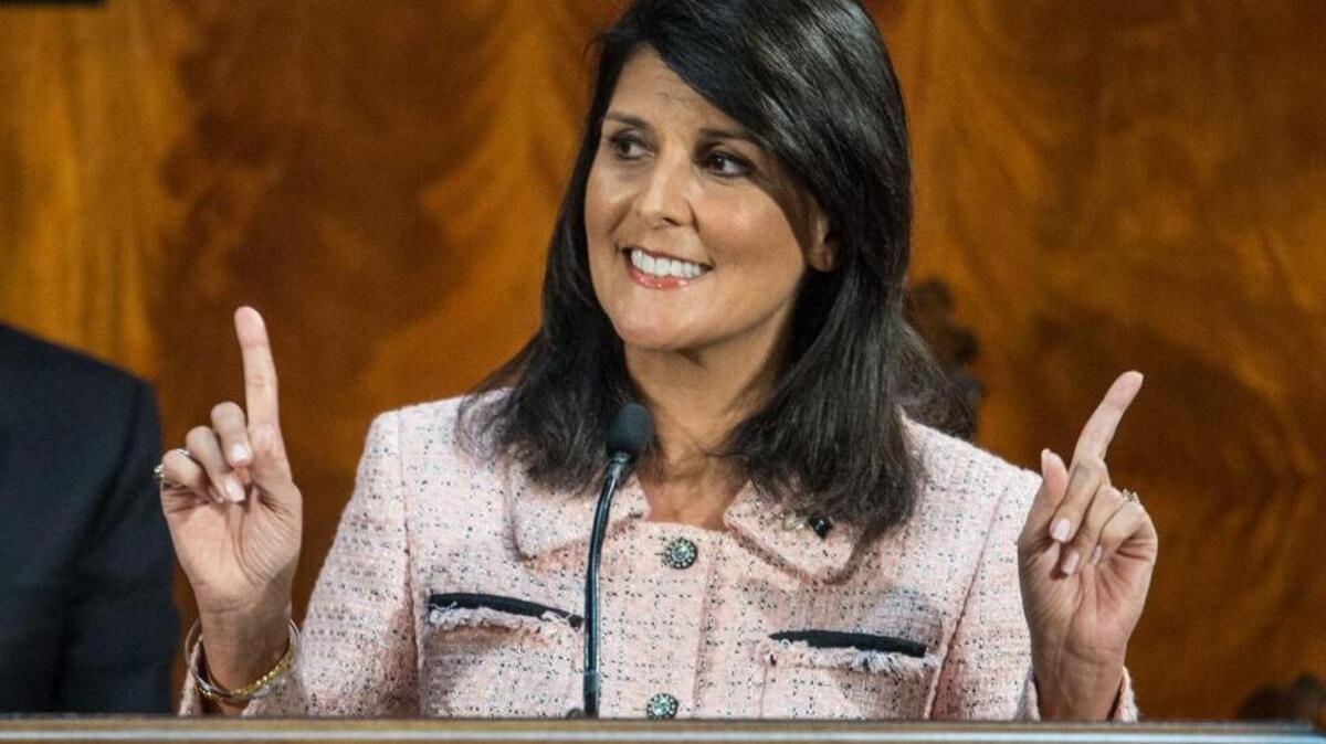 S.C. Gov. Nikki Haley